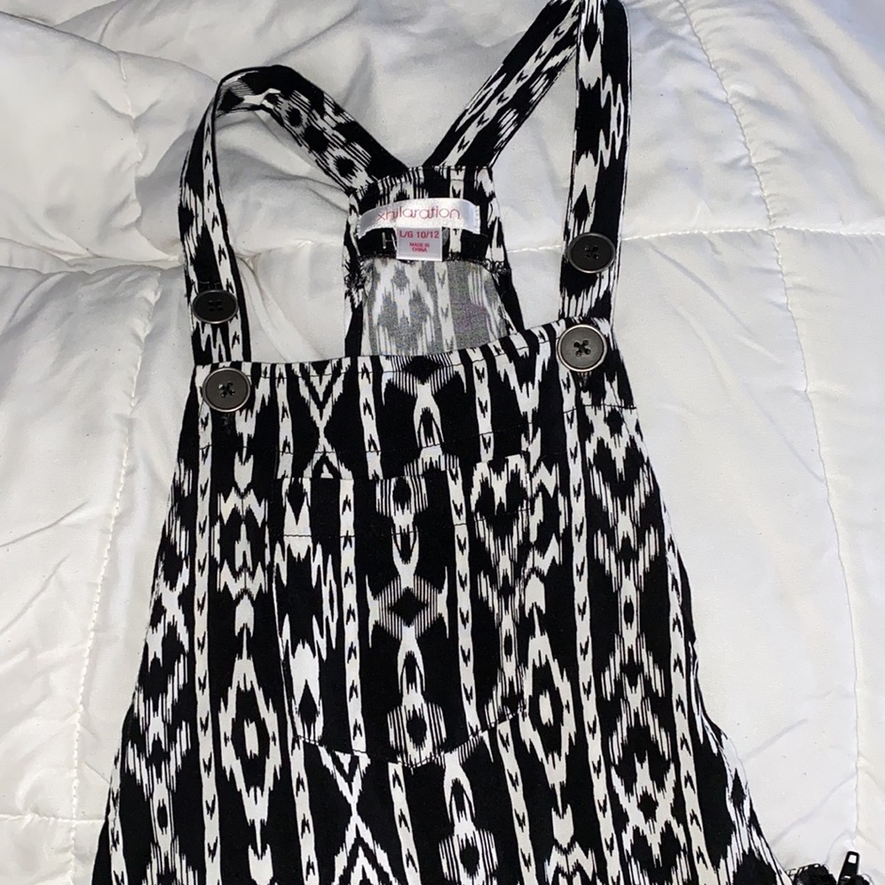 Patterned Overalls - Picture 2 of 4
